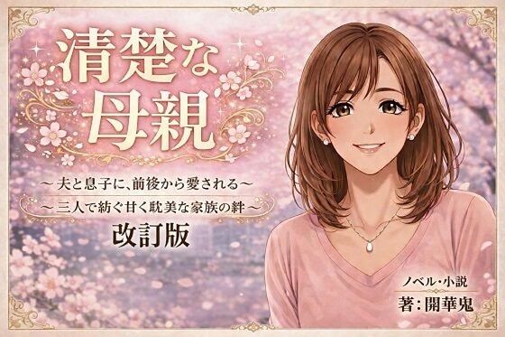 清楚な母親 〜夫と息子に、前後から愛される〜 〜三人で紡ぐ甘く耽美な家族の絆〜 改訂版 アイキャッチ画像 【無料エロ同人誌画像集】