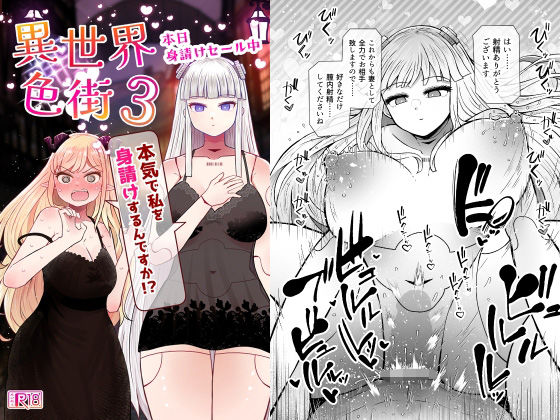 異世界色街本日身請けセール中 本気で私を身請けするんですか！？3 アイキャッチ画像 【無料-えろ同人誌】