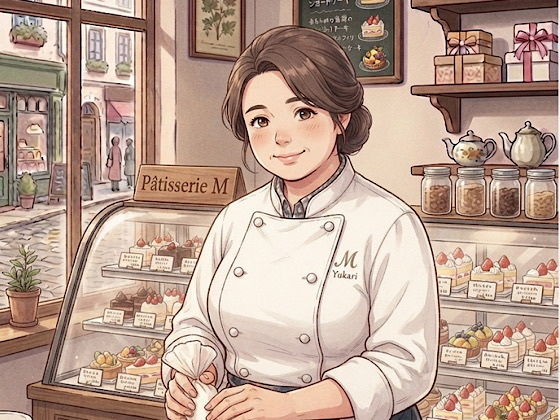 【官能小説】小さなケーキ屋さんの優しい奥さん  第一話  年下見習いの甘い言葉と、ほどかれたエプロン アイキャッチ画像 【無料-えろ同人誌】